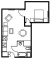 1 Bedroom 511